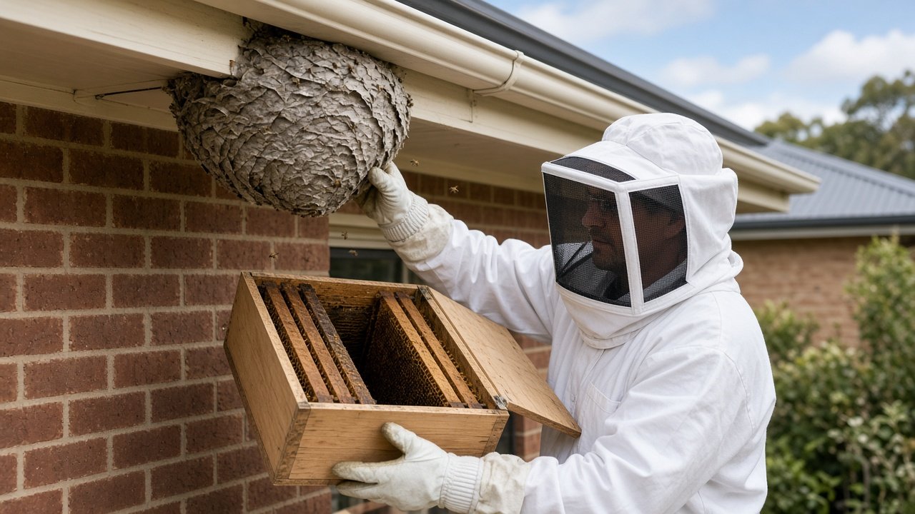Bee & Wasp Nest Removal – Non-Chemical / Live Bee Relocation
